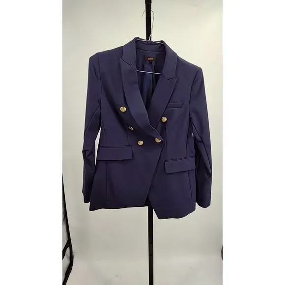 BNWT Quince Scuba Captain’s Convertible Blazer Navy Double-Breasted - Picture 2 of 3